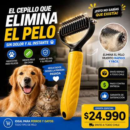FurAway™ | Cepillo Deslanador Premium para Perros y Gatos